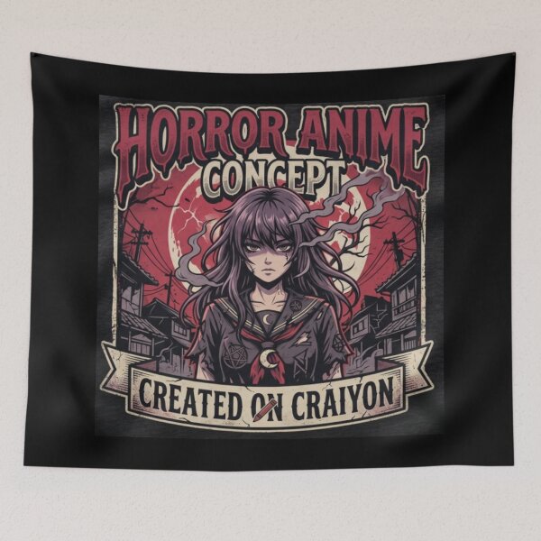 Item preview, Midnight Blue Ghost Spirits (Anime Horror Art)!!! designed and sold by Dearfashion.