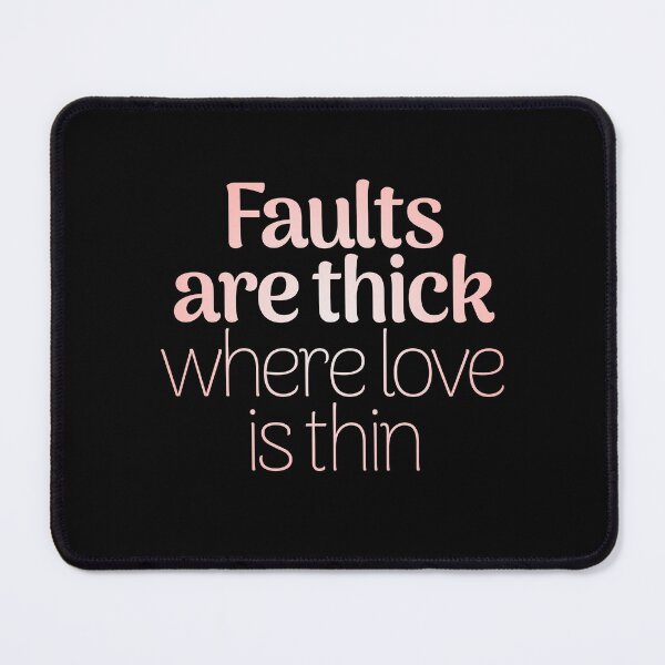Item preview, Faults are thick where love is thin. v.1 designed and sold by x1brett.