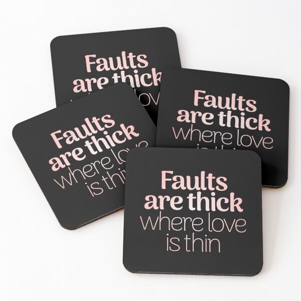 Item preview, Faults are thick where love is thin. v.1 designed and sold by x1brett.