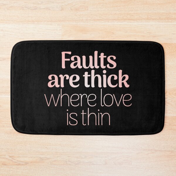 Item preview, Faults are thick where love is thin. v.1 designed and sold by x1brett.