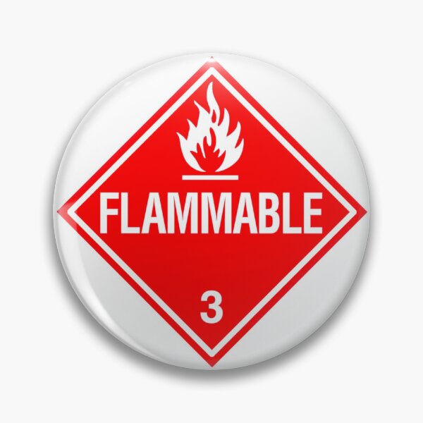 Item preview, Flammable Hazard Diamond designed and sold by TheEvilCompany.