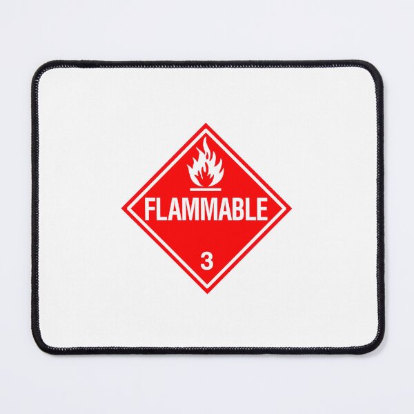 Item preview, Flammable Hazard Diamond designed and sold by TheEvilCompany.