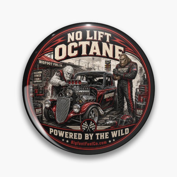 Item preview, No Lift Octane Bigfoot & Yeti Hot Rod Racing designed and sold by Bigfoot Fuel Co.