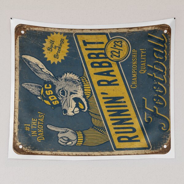 Item preview, Vintage Runnin' Rabbit Sign Puzzle designed and sold by VintageVarsity5.