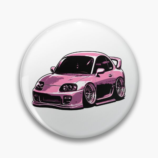Item preview, Mini Street Beast Pink Chibi Performance Car designed and sold by LkmDsgn.