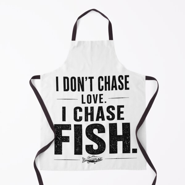 Item preview, Funny Fishing Shirt – “I Don’t Chase Love, I Chase Fish” Minimal Design designed and sold by FischingVibes.