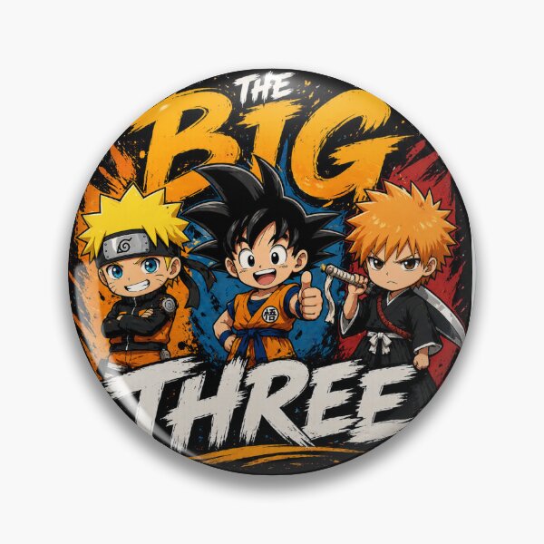 Item preview, Big Three Chibi Anime Design designed and sold by VashudevDesigns.