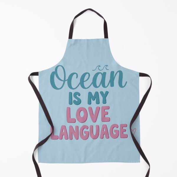 Item preview, Ocean Is My Love Language – Coastal Identity Typography Design designed and sold by Sea Gem.