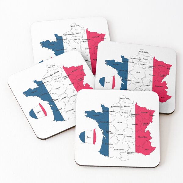 Item preview, France with regions designed and sold by di-Vera-Rosati.