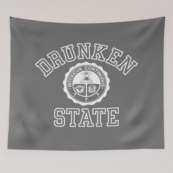 Item preview, Vintage 1980s Drunken State College Graphic designed and sold by Tonyv773.