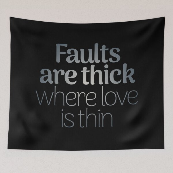 Item preview, Faults are thick where love is thin. v.3 designed and sold by x1brett.