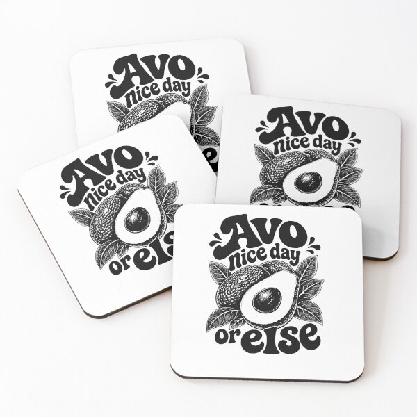Item preview, Avocado Nice Day Or Else Funny Retro Fruit Humor Health Food  designed and sold by graphixpolash.