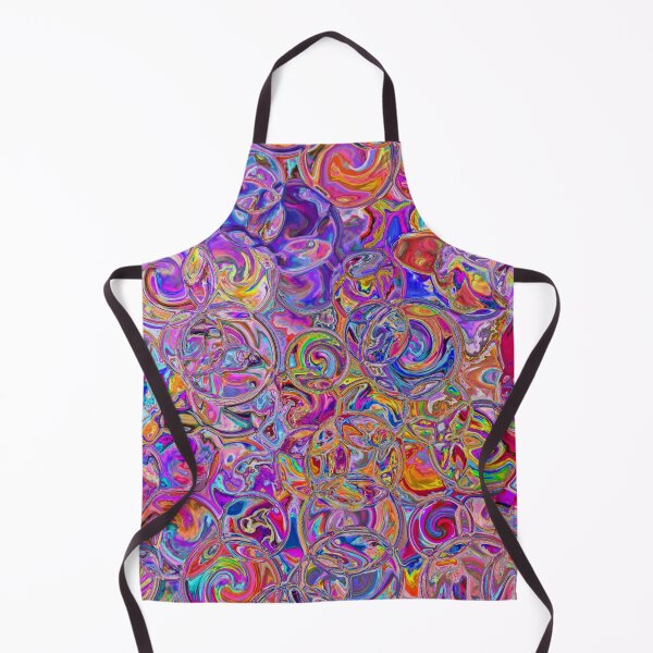 Item preview, Magenta & Blue Hydrangea Fractal Circles designed and sold by SXW Designs.