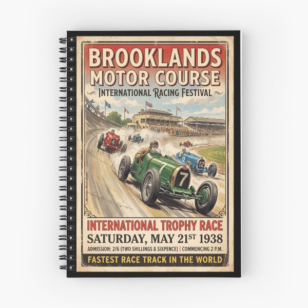Item preview, Autoracing at Brooklands 1938 designed and sold by Theodor Decker.