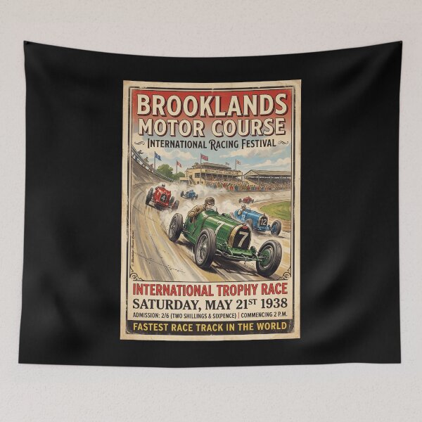 Item preview, Autoracing at Brooklands 1938 designed and sold by Theodor Decker.