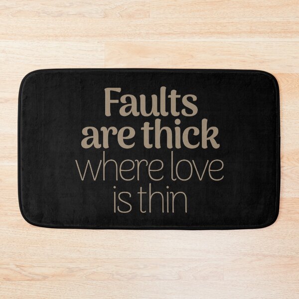 Item preview, Faults are thick where love is thin. v.4 designed and sold by x1brett.