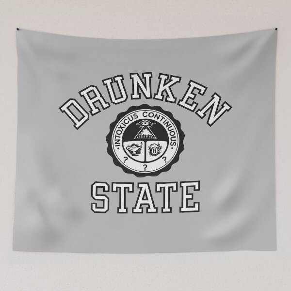 Item preview, Vintage 1980s Drunken State College Graphic designed and sold by Tonyv773.