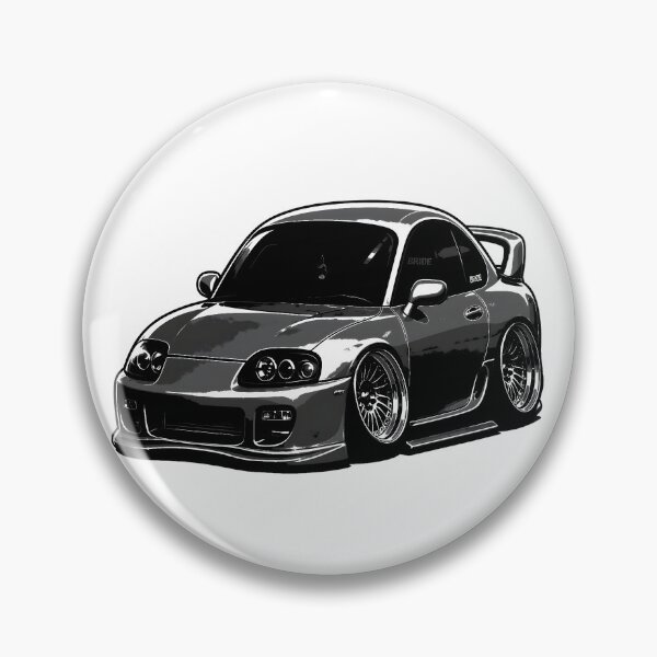 Item preview, Chibi Drift Style Black Street Car Illustration designed and sold by LkmDsgn.