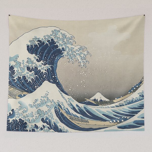 Item preview, Vintage Japanese Wave Wall Art designed and sold by nycooper3.