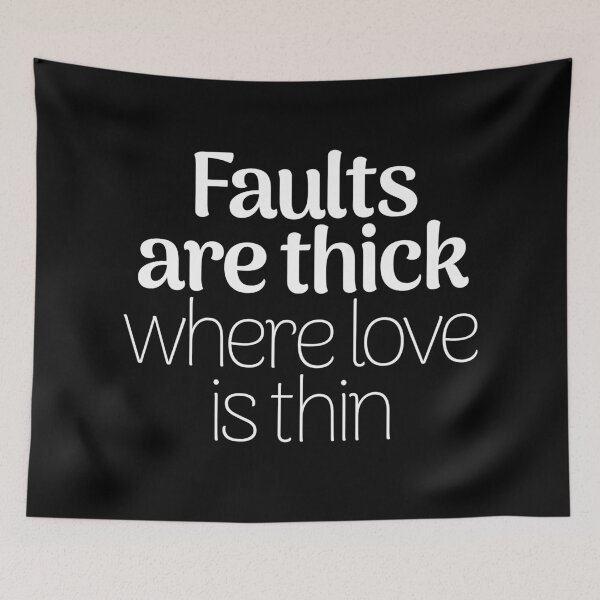 Item preview, Faults are thick where love is thin. v.5 designed and sold by x1brett.