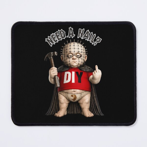 Item preview, Cute Horror Cartoon with nails – Dark Humor Parody Character, Spooky Halloween Design, Funny Scary Gift - Chimou designed and sold by WotanArt.