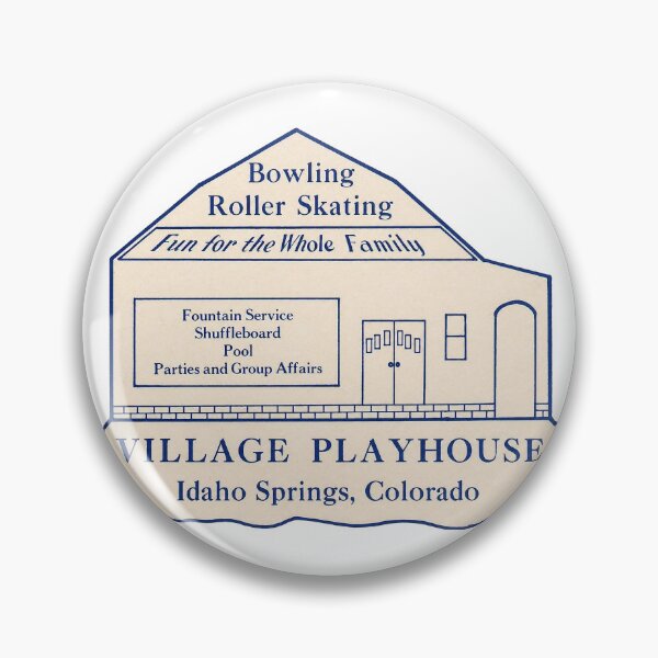 Item preview, Village Playhouse Idaho Springs Colorado Roller Skating Rink Sticker Decal Label designed and sold by tislord.