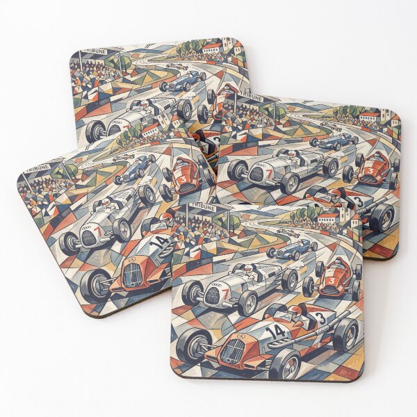 Item preview, Autoracing in Germany 1936 designed and sold by Theodor Decker.