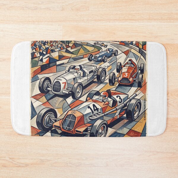 Item preview, Autoracing in Germany 1936 designed and sold by Theodor Decker.