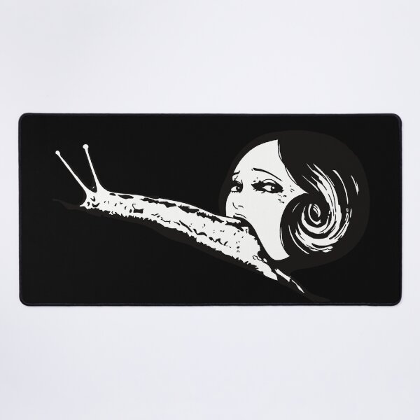 Item preview, Snail Spiral Horror Manga Girl Head designed and sold by AuroraFoxxInk.