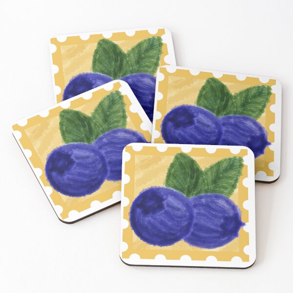 Item preview, Blueberry Stamp designed and sold by TheLemonDinosaur.