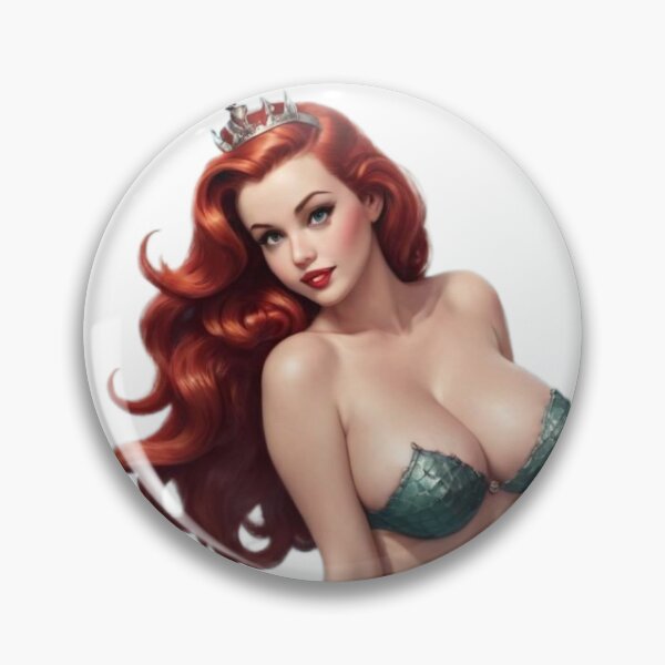 Item preview, Sirencore Mermaid Pin Up Vintage Glam Ocean Fantasy Art designed and sold by MissSaylor.