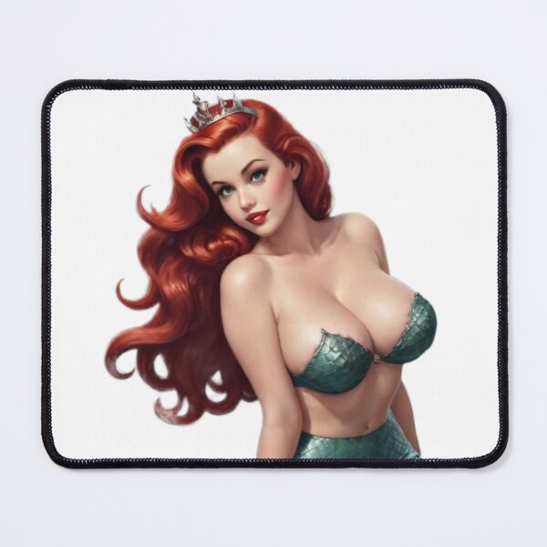 Item preview, Sirencore Mermaid Pin Up Vintage Glam Ocean Fantasy Art designed and sold by MissSaylor.