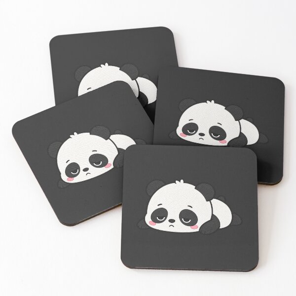 Item preview, Kawaii Lazy Panda Cute Cartoon Animal | Relatable Sleepy Panda Design designed and sold by ColorSplash123.