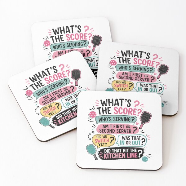 Item preview, What’s the Score Who’s Serving--Pickleball Questions--Funny designed and sold by sayitlightly.