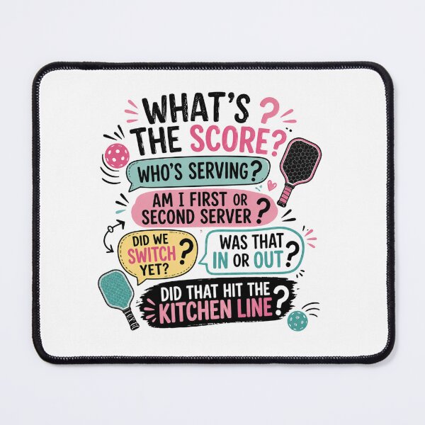 Item preview, What’s the Score Who’s Serving--Pickleball Questions--Funny designed and sold by sayitlightly.