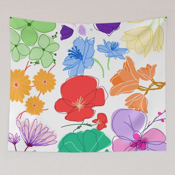 Item preview, Colorful Flowers designed and sold by secondcityshore.