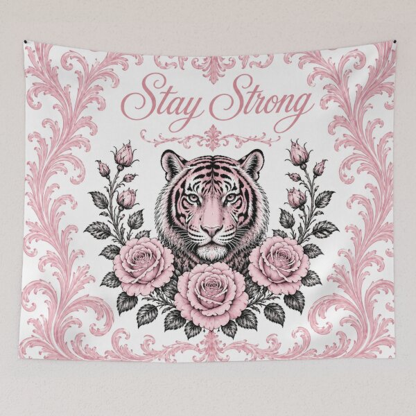 Item preview, Matte Pink Tiger & Baroque designed and sold by DesignsByPrnces.