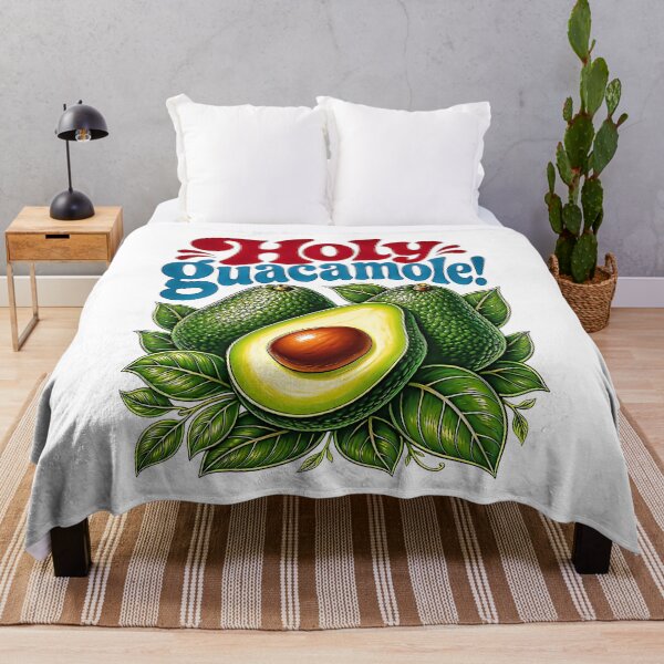 Item preview, Holy Guacamole Funny Avocado Retro Colorful Fruit Food Humor designed and sold by graphixpolash.