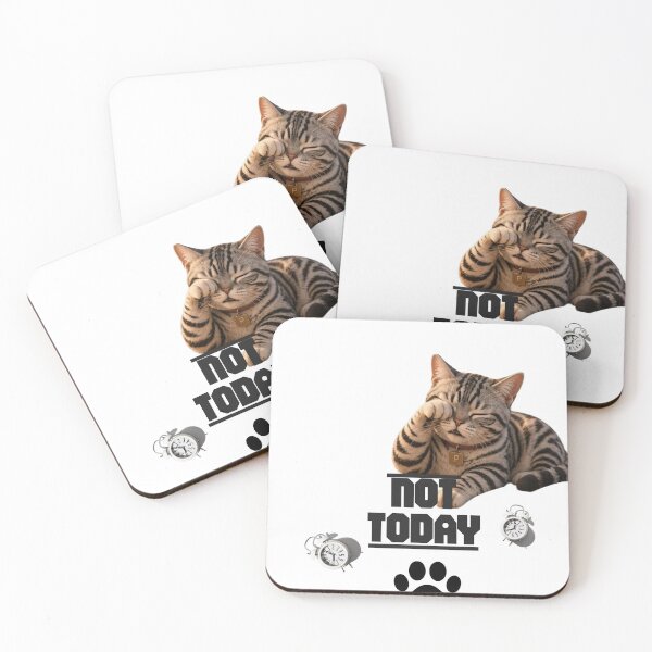 Item preview, Funny Cat – Not Today Design Pixel designed and sold by TitiaDesign.