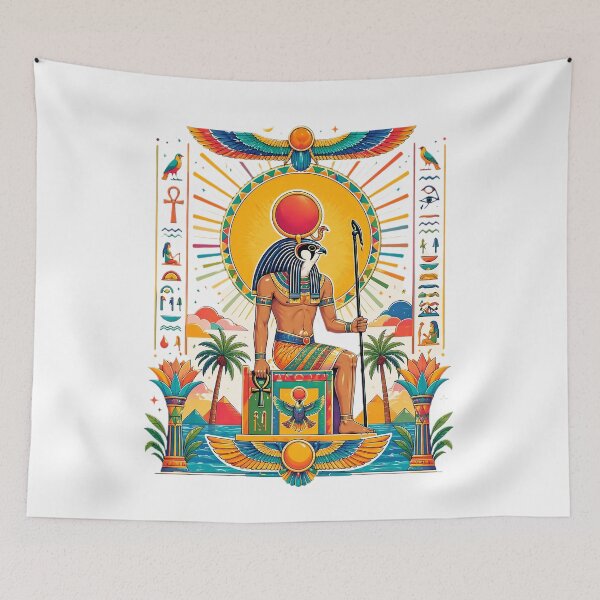 Item preview, Great Egyptian Sun RA art designed and sold by Cairo-Art-Room.