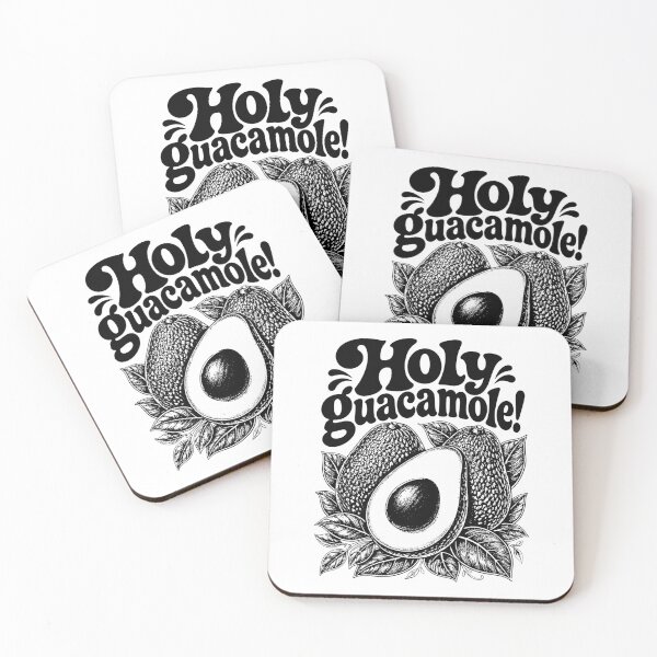 Item preview, Holy Guacamole Funny Avocado Retro Colorful Fruit Food Humor designed and sold by graphixpolash.