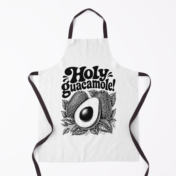 Artikelvorschau, Heilige Guacamole! Lustige Avocado im Retro-Stil, bunte Früchte, Essenshumor entworfen und verkauft von graphixpolash.