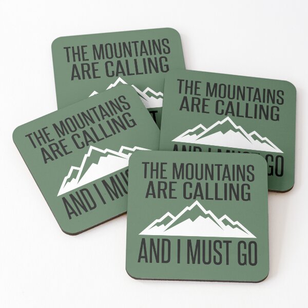 Item preview, The Mountains Are Calling - And I Must Go designed and sold by Bebichic.