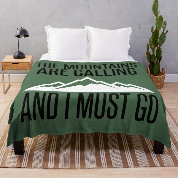 Item preview, The Mountains Are Calling - And I Must Go designed and sold by Bebichic.