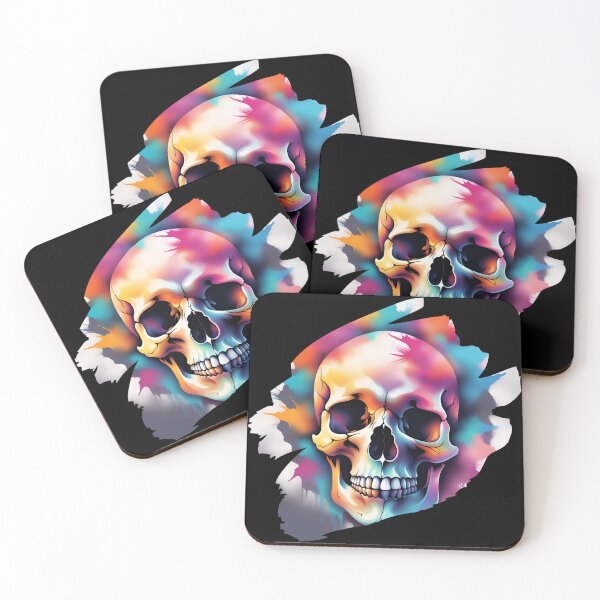 Item preview, Watercolor Skull designed and sold by Tragedyshop.
