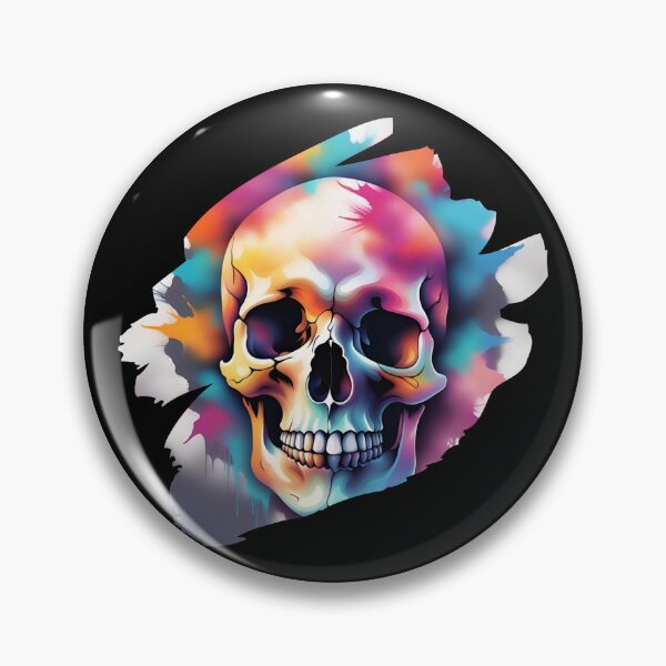 Aperçu de l'œuvre Watercolor Skull créée et vendue par Tragedyshop.