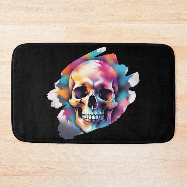 Aperçu de l'œuvre Watercolor Skull créée et vendue par Tragedyshop.
