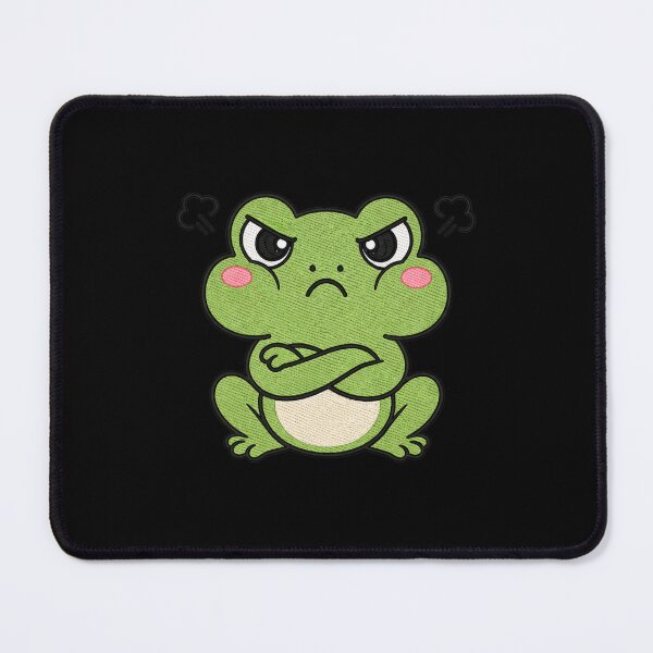 Item preview, Kawaii Angry Frog Cute Cartoon Animal | Funny Attitude Frog Design designed and sold by ColorSplash123.
