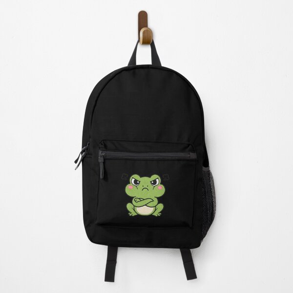 Item preview, Kawaii Angry Frog Cute Cartoon Animal | Funny Attitude Frog Design designed and sold by ColorSplash123.