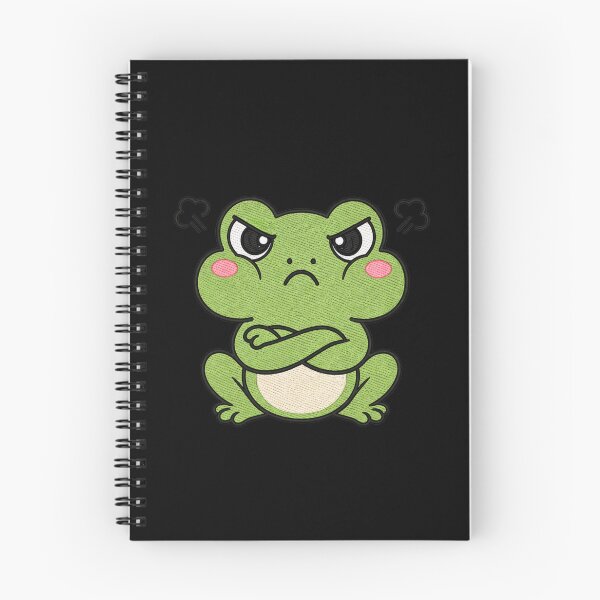 Item preview, Kawaii Angry Frog Cute Cartoon Animal | Funny Attitude Frog Design designed and sold by ColorSplash123.